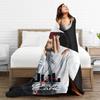 JUL Rapper Blanket Music Album Travel Flannel Throw Blanket Super Soft Couch Chair Sofa Bed Custom Bedspread Birthday Present
