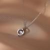 Beating Heart Necklace: Elegant, High-End Clavicle Chain, Ideal Birthday Gift for Her