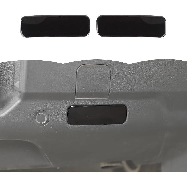 RT-TCZ Smoked Black Rear Fog Light Lamp Trim Cover Decoration Exterior Accessories for Ford Bronco Sport 2021-2025