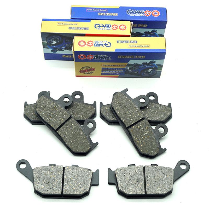 Motorcycle Front Rear Brake Pads for HONDA CBR250 Hurricane CBR250R (MC17) VFR400R H 1987 XRV750A Twin (RD04) 1990-1992 CBR 250