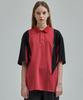 ZENSAI Preppy Polo Shirt Red
