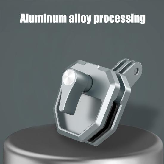 Windshield Bracket Aluminum Alloy Shell Motorcycle Camera Holder 180-Degree Adjustment Camera Mount for Gopro13 Action4 Insta360