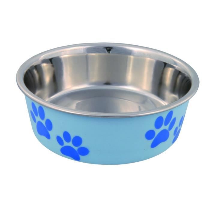 Ecuelle En Acier Inox Pour Chien - TRIXIE - 0,25 L/ø 12 Cm - Gris - Petit