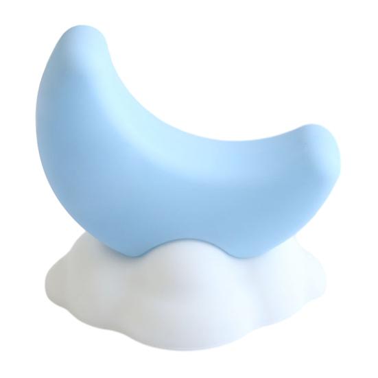Moon Star Night Light for Kids, Silicone Soft Glow LED Lamp for Bedroom, Cute Cloud Moon Decor for Nursery