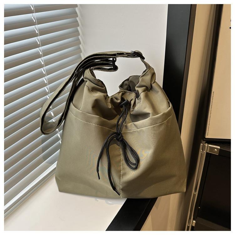 Stylish Street Trend Nylon Tote Bag With Large Capacity And Exquisite Car Line Elements