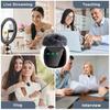 Mini Microfono Wireless Professionale con Custodia di Ricarica a Cassetto per IPhone Android Doppio Microfono Lavalier per Registrazione Video