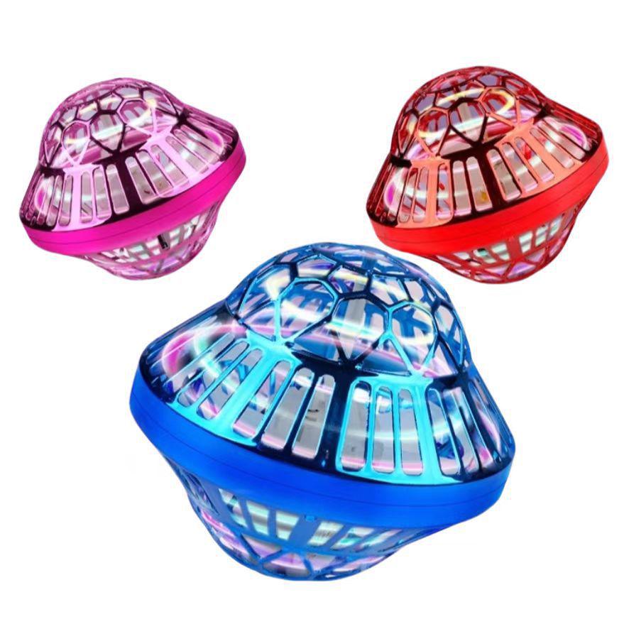 Magic Luminous UFO Spinning Ball: Flying Saucer Gyro with Induction Technology