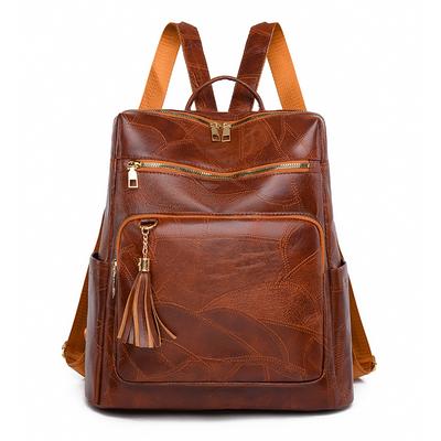 Mochila feminina de couro de alta qualidade, mochila de viagem, mochila escolar de grande capacidade, bolsas de ombro para mulheres