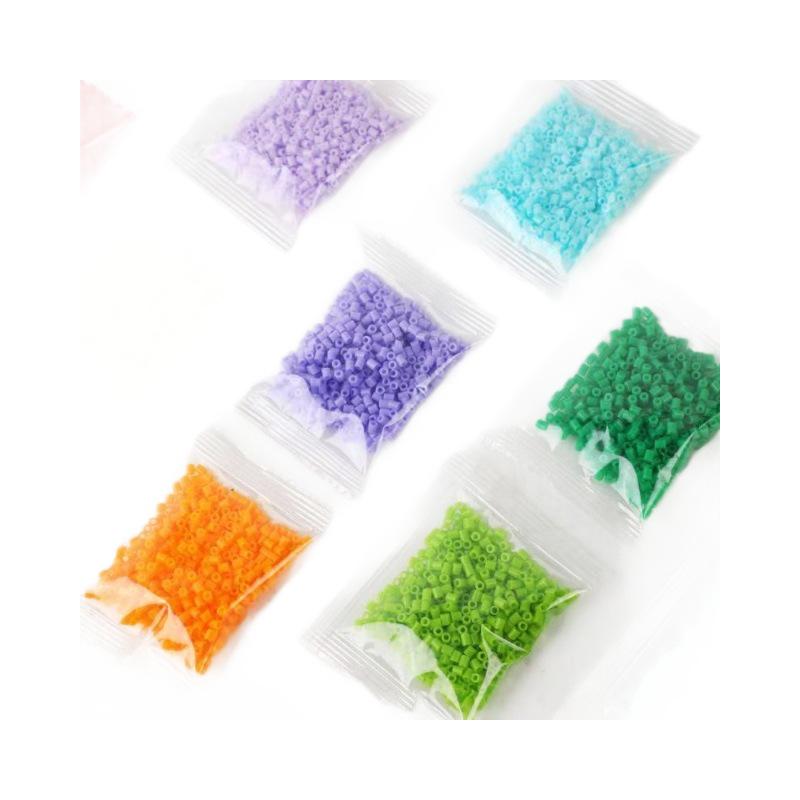 KYDD Fuse Beads Refill Pack - 250g, 2.6mm Beads, 221 Mixed Colors, MARD Color System, Sand Yellow Included