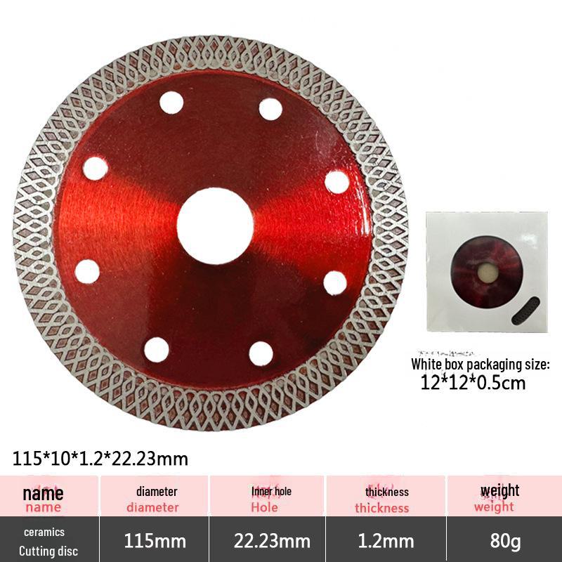 Diamond Tile Cutting Blade for Angle Grinders - Ceramic & Marble Chamfering Slice