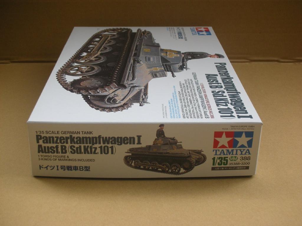 Tamiya Military Miniature Series 388 German Panzer I B Plastic Model Kit 1/35 No. Ausf.