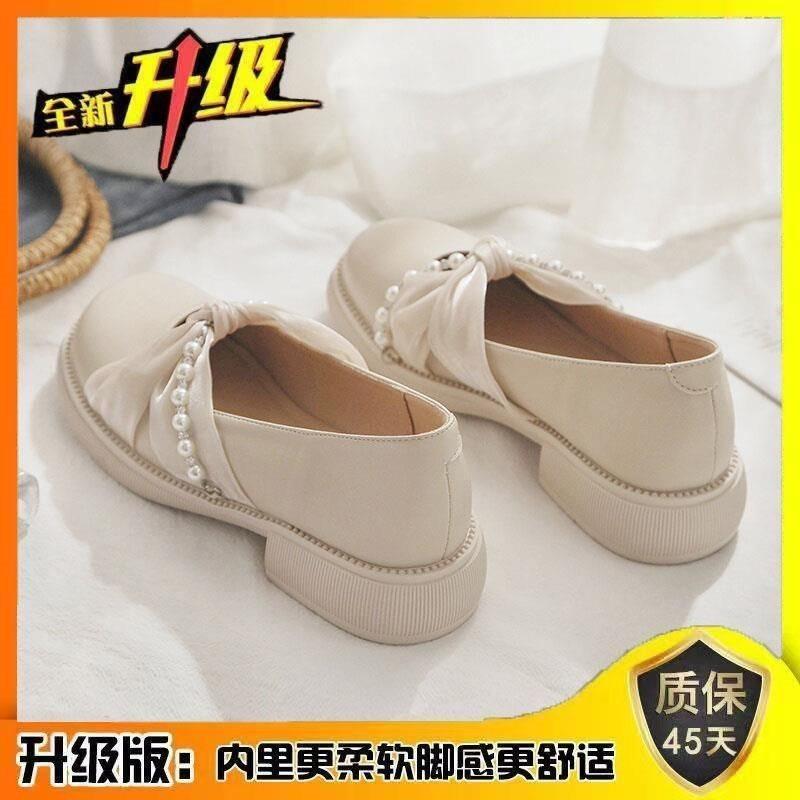 New Mary Jane women's shoes loose shallow mouth low heel with skirt single shoes women