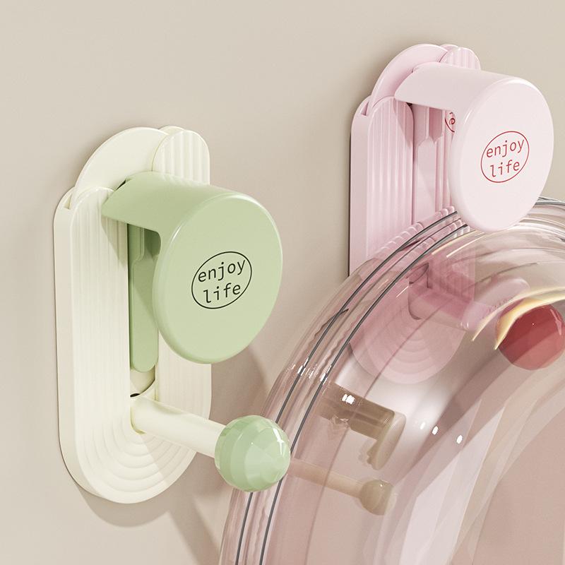 

Adjustable Waterproof Wall-Mounted Adhesive Hook for Bathroom and Laundry Basin чёрный/бежевый