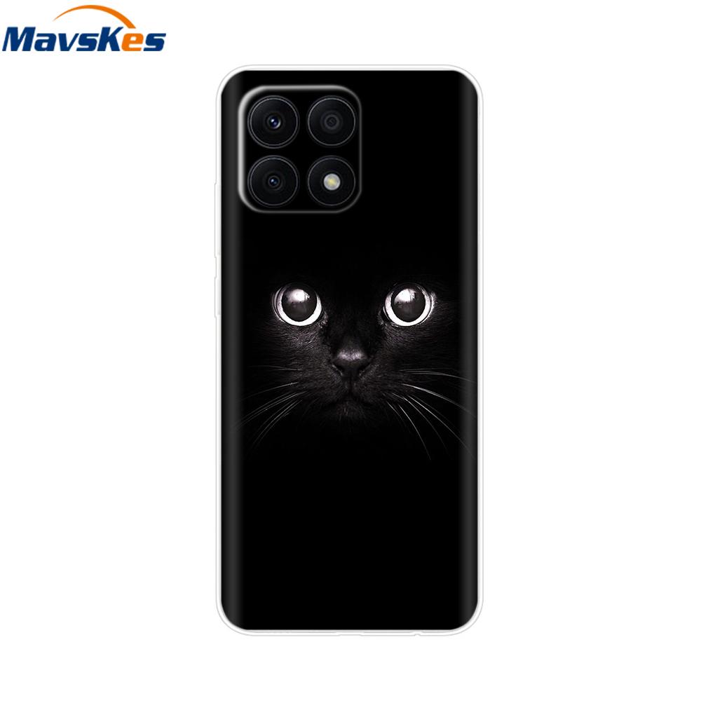 For Honor X8a 2023 Case 4G Funda Clear Soft Silicone TPU Phone Cover Case for Honor X8a Cover HonorX8a X 8a CRT-LX1 Bumper Coque