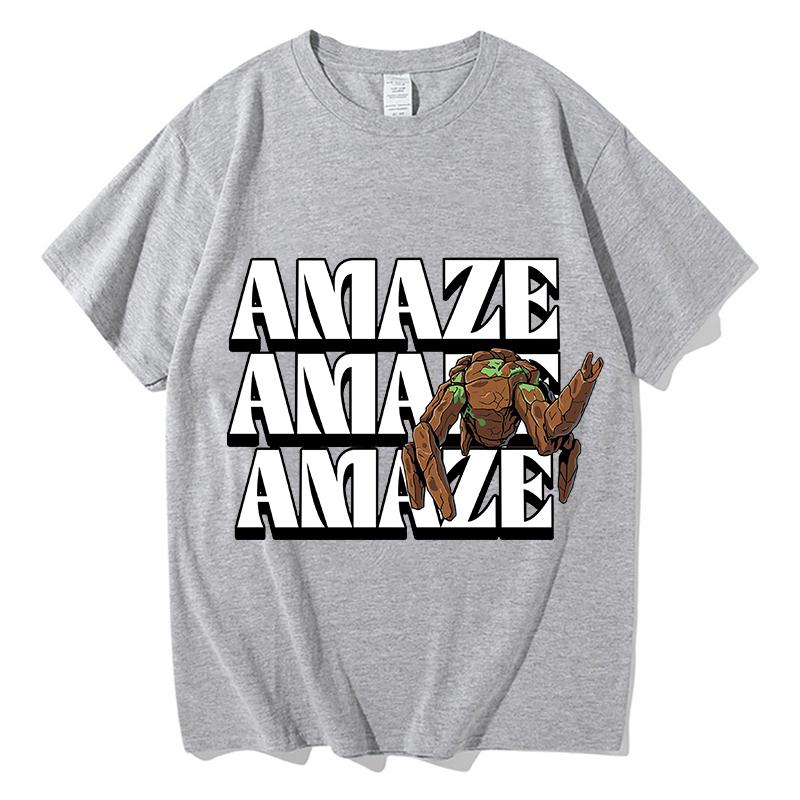 2026 Unisexs Unisexs Amaze Amaze Amaze Letter Tshirt Unisex Fashion Casual Long Sleeve Tshirt Aesthetic Top Tees Harajuku Clothes