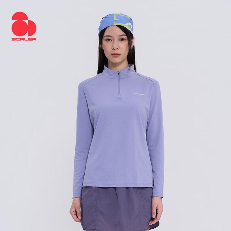 

SCALER Women s Stand-Collar Long-Sleeve T-Shirt M