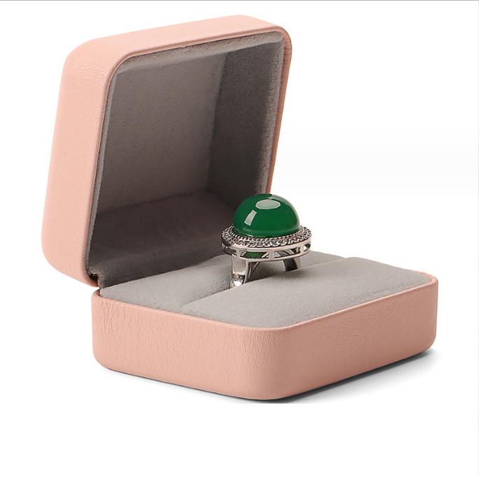 Hot Selling Luxury Customised Jewelry Packaging Boxes PU Leather Metal Jewelry Box for Earring Necklace Gift Packaging