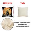 1pcs Halloween Printed Throw Pillowcase Cojines Scary Atmosphere Cushion Cover Living Room Decorative Sofa Pillow Covers 11x11cm