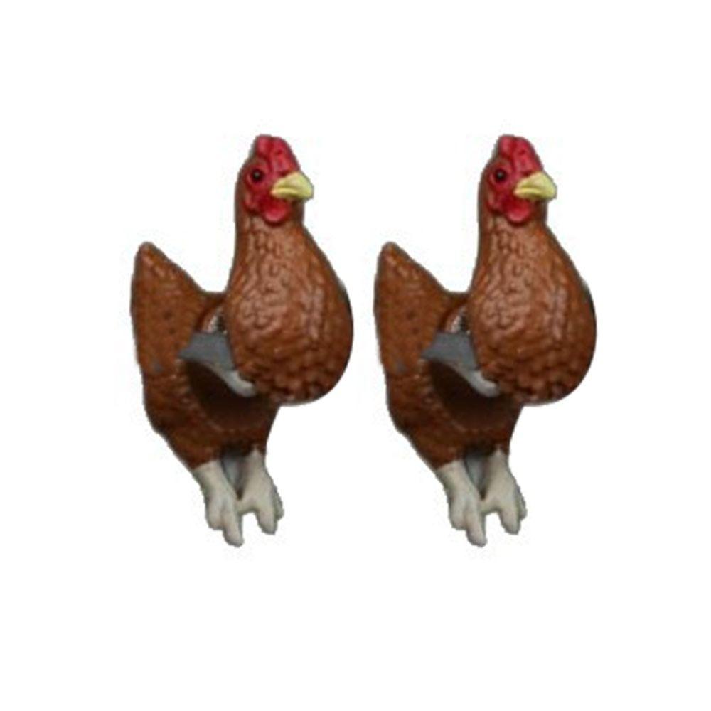 Elegant Hand Painted Chicken Earrings Farm Animal Jewelry Retro Earrings  Chicken Lovers