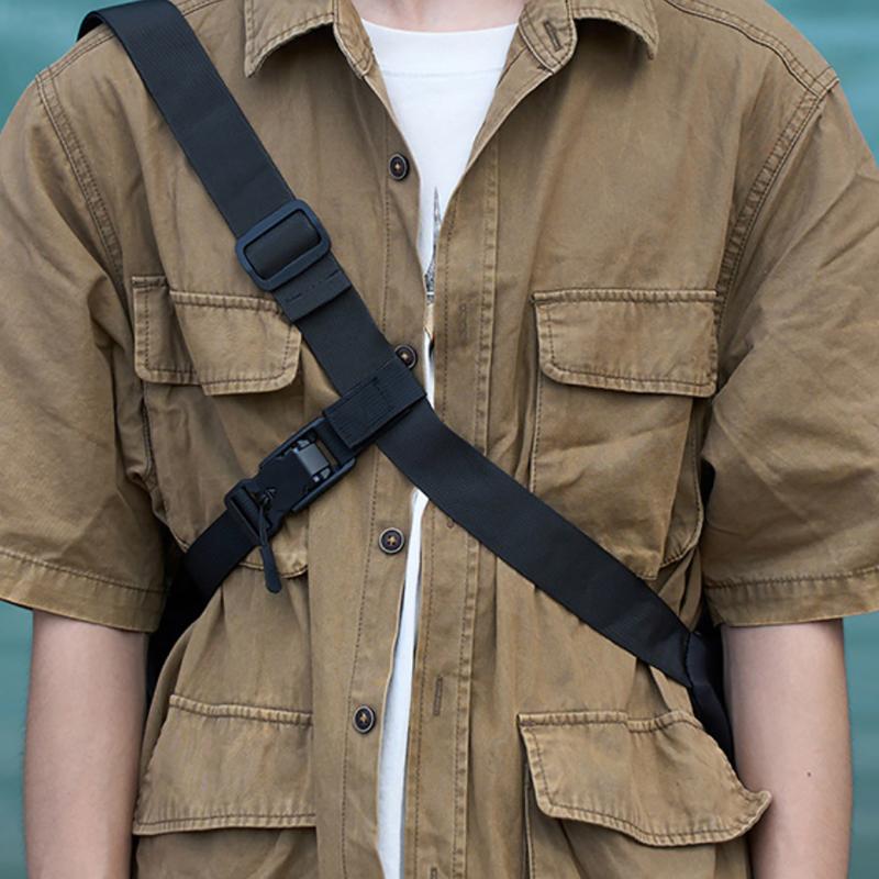 Three Point Backpack Stabilizer Strap Quick Detachable Chest Bag Fixed Strap Adjustable For Sling Packs & Messengers