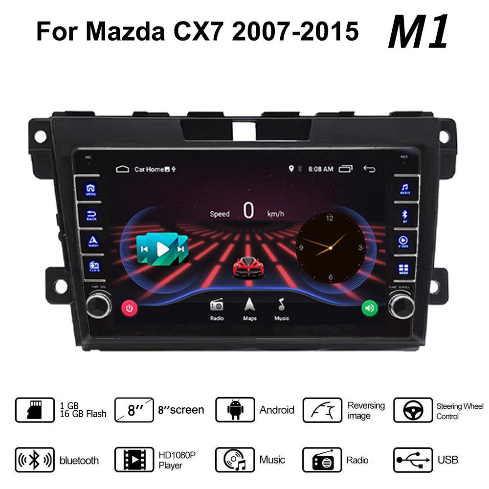 

Мультимедийный видеоплеер на базе Android для Mazda CX7 2007-2015 с кнопкой WiFi BT 2 Din 1 + 16 ГБ