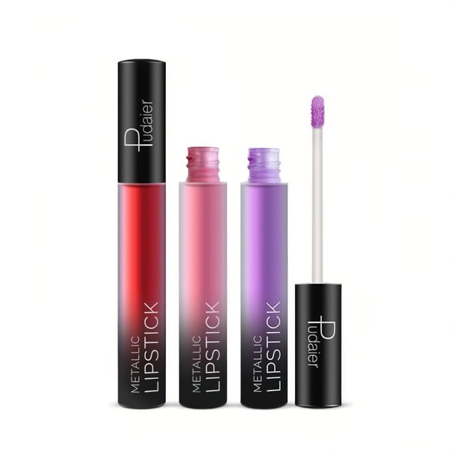 Pudaier - Mist Non-Stick Cup Lip Mud - 25 Colors 05# Girl s Pink - 6ml