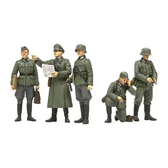 Tamiya 1/35 Военная миниатюра Серия №298 Немецкий армейский полевой командир Набор Пластиковая модель 35298