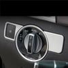 Car Headlight Switch Panel Cover Trim Sticker For Mercedes Benz A B C E Class W204 W212 W176 CLS ML GLK GLE GLS GLA Accessoire