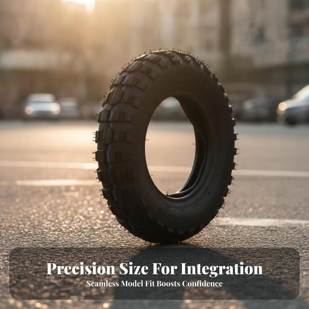 Reinforced Tire and Tube Combo | Shock-Absorbing, Pneumatic with Inner