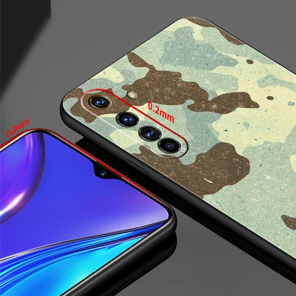 Colour Camouflage Camo For Realme GT Neo2 3 Phone Case For Realme 9 8 7 6 GT2 Pro Plus 5G 8i 9i C3 C21 C11 C25 C35 C21Y Cover