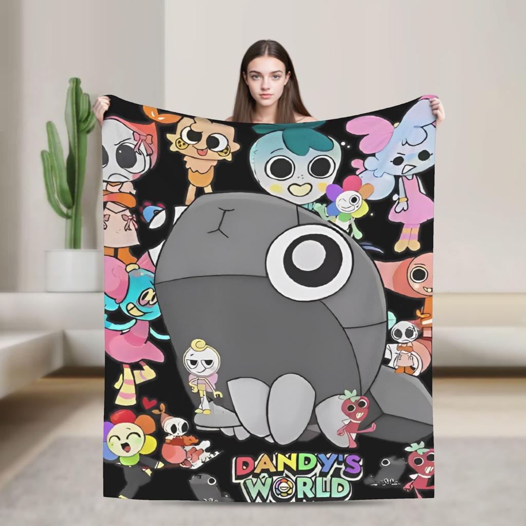 Dandy's World Soft Warm Blanket Goob  Children Plush Throw Blanket Street Trend Living Room Flannel Bedspread Sofa Bed Cover