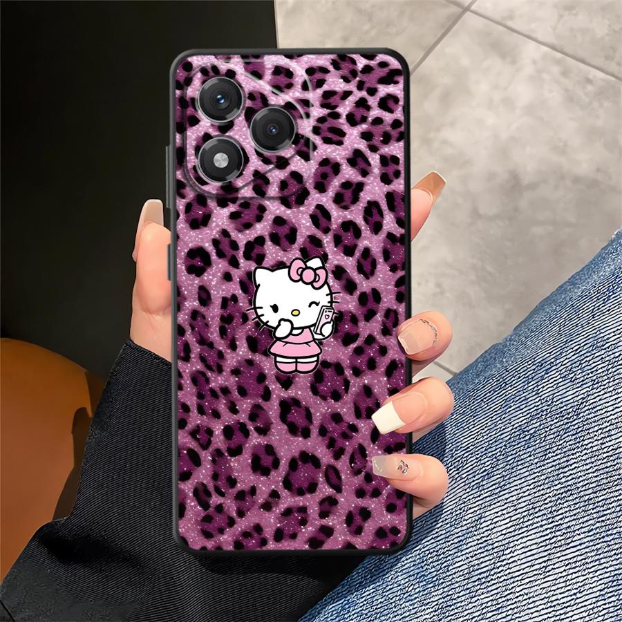 Leopard Hello K-Kittys Funda Phone Cover Case for Huawei P Smart 2019 P20 Lite 2018 P30 P20 Pro P20 P40 Lite