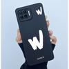 For OPPO F17 Oppo F17 Pro Case Oppo A73 A93 Reno 4F Back Cover TPU Silicon Lucky Initial Letter Couples Phone Bumper Soft Case