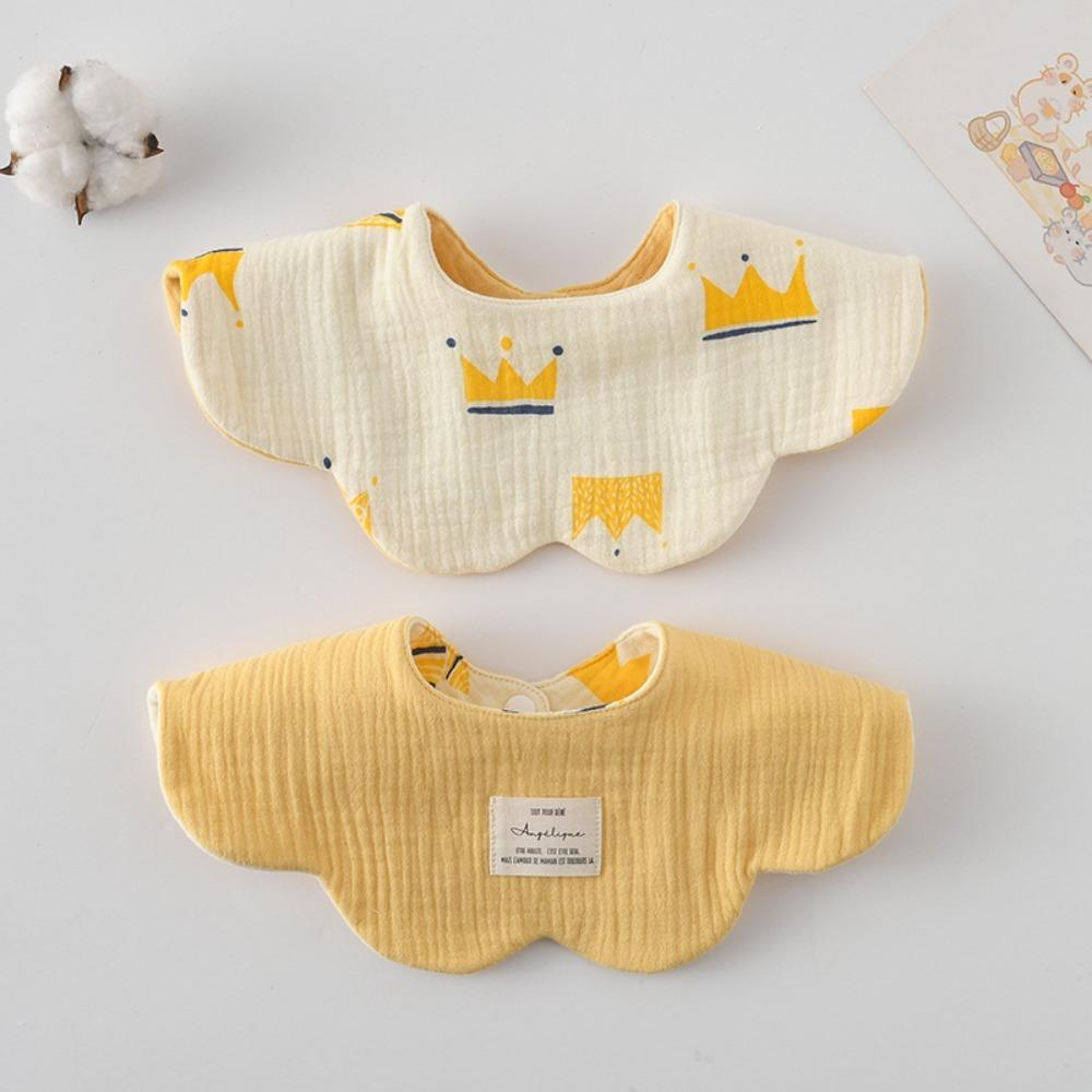 Pure Cotton Gauze Baby Feeding Bib Breathable Saliva Towel New Drool Bib  For Newborn Toddler