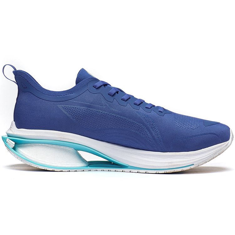 Li Ning Wu Shi 5S 3.0 Non-Slip Wear-Resistant Breathable Low-Top Running Shoes Men Sneakers Cobalt Purple Blue ARST001-6