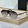 Designer Germany Brand Fashion Sunglasses Goggle Gradient Grey Uv400 Men High Street Alloy Handmade Luxury Eyeglasses with Case