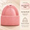 Ear Protection Knitted Hat Windproof Skull Cap Fashion Winter Hat  Women And Girls