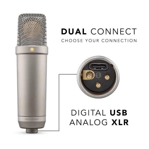 RODE Microphones NT1 (5th Generation) Condenser Microphone, Silver, NT1GEN5