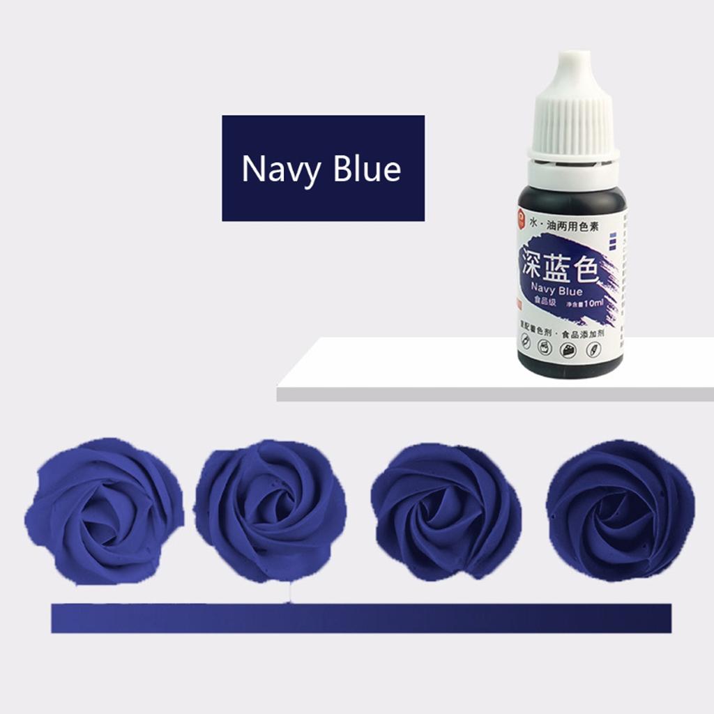 Colorants Alimentaires Décorations de Gâteau 12 Couleurs Vert Herbe Bleu Foncé Rouge Brique Colorant