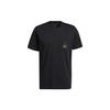 Casual Sports Basketball Round Neck Short Sleeve Black Men's GP3428