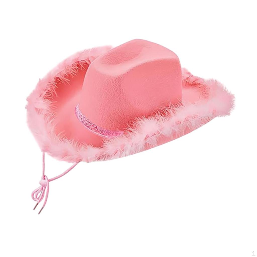 Kowbojski Kapelusz Kreatywny Retro Pióro Kowbojka na Materiały Imprezowe Cosplay Świąteczny