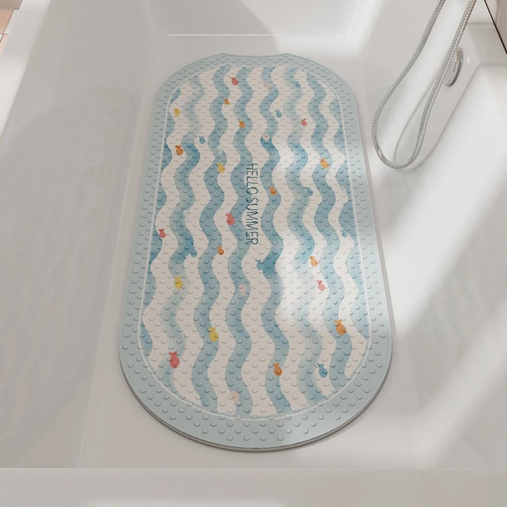 Rutschfeste Badematten aus PVC mit Saugnäpfen, große Badewanne, Sicherheitsdusche, Bodenmatte, 40 x 100 cm