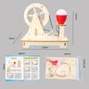 Scientific Experiment Manual Generator DIY Physics Children Educational Manual Toys STEM Experiment Hands-On Ability Tools Gifts