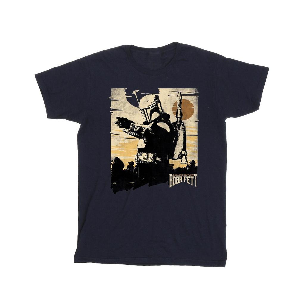 STAR WARS Mens The Book Of Boba Fett Points T-Shirt