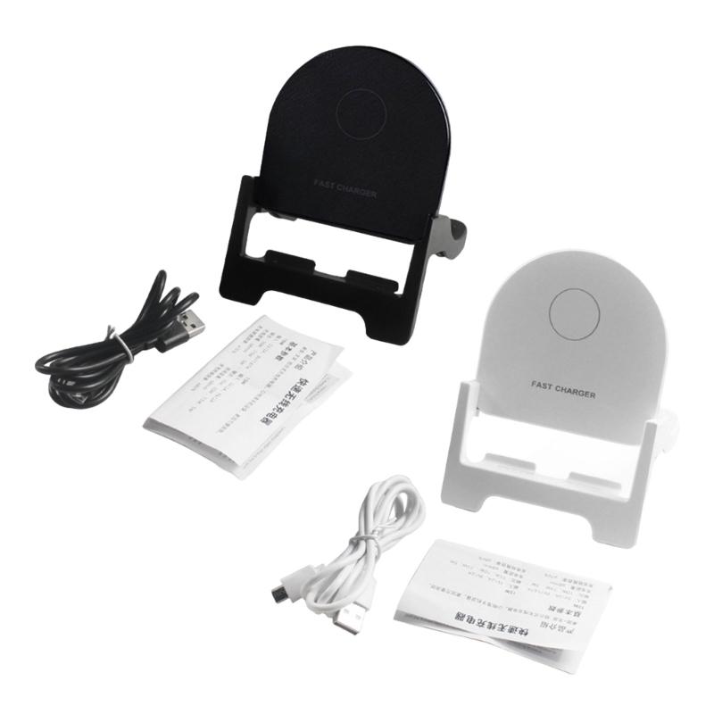 Multifunctional Phone Holder Table Phone Bracket Wireless Charging Stand ABS Texture Phone Holder Perfect for Office Use