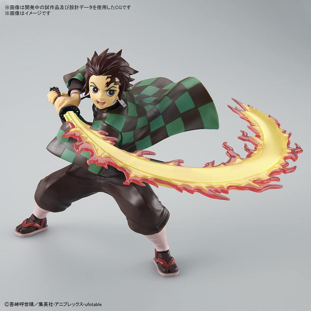 Demon Slayer Model Kamado Tanjiro Plastic Model [Hinokami Kagura] Color-Coded