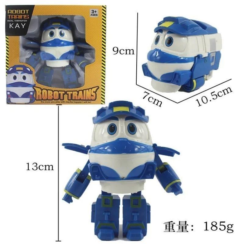 Children Cartoon Trains Deformation Robots Model Toys Plastics Train Action Figure Robot Car Anime Game Kids Gifts