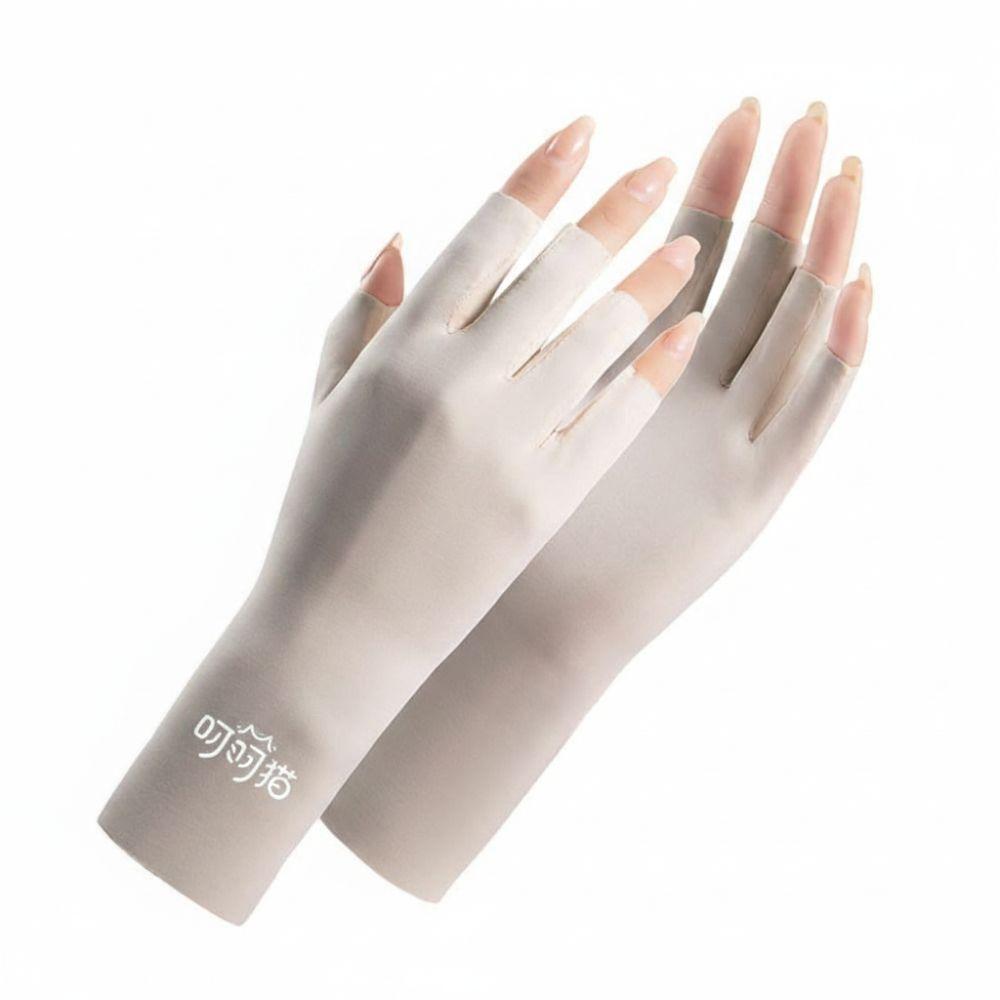 Nail Uv Protection Nail Painting Gloves Protect Finger Skin Drive Gloves For Led Lamp