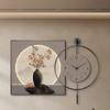 Metal Wall Art Digital Wall Clocks Interior Living Room Aesthetic Modern Wall Watch Minimalist Design Horloge Home Decoration