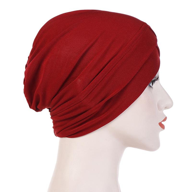 Heldeksel Indre Hijab Caps Muslim Stretch Turban Cap Islamsk Underskjerf Bonnet